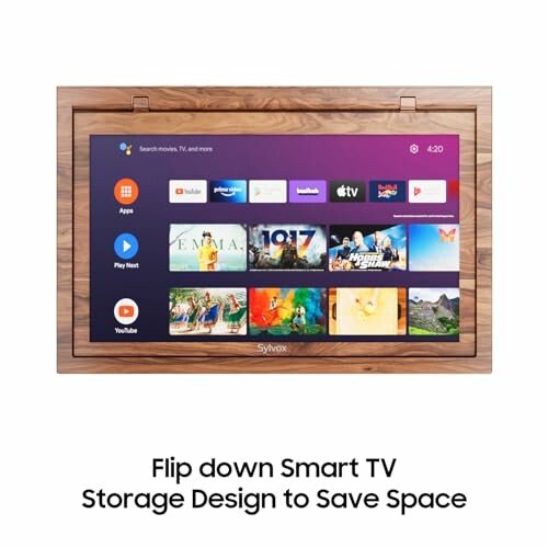SYLVOX Flip Down Smart TV