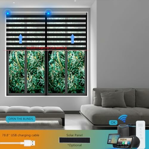 Motorized Zebra Blinds